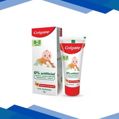 Colgate Kids (0-2 Years) Toothpaste – Natural Fruit Flavor 70 gm
