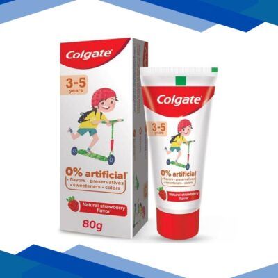 Colgate Kids (3-5 Years) Toothpaste – Natural Strawberry Flavor 80 gm