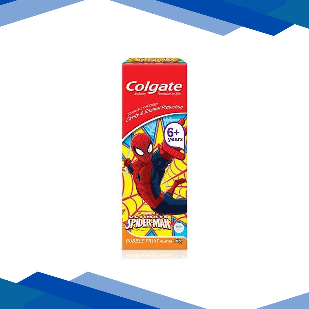 Colgate Kids (6 + Years) Toothpaste – Bubblefruit Flavor 80 gm