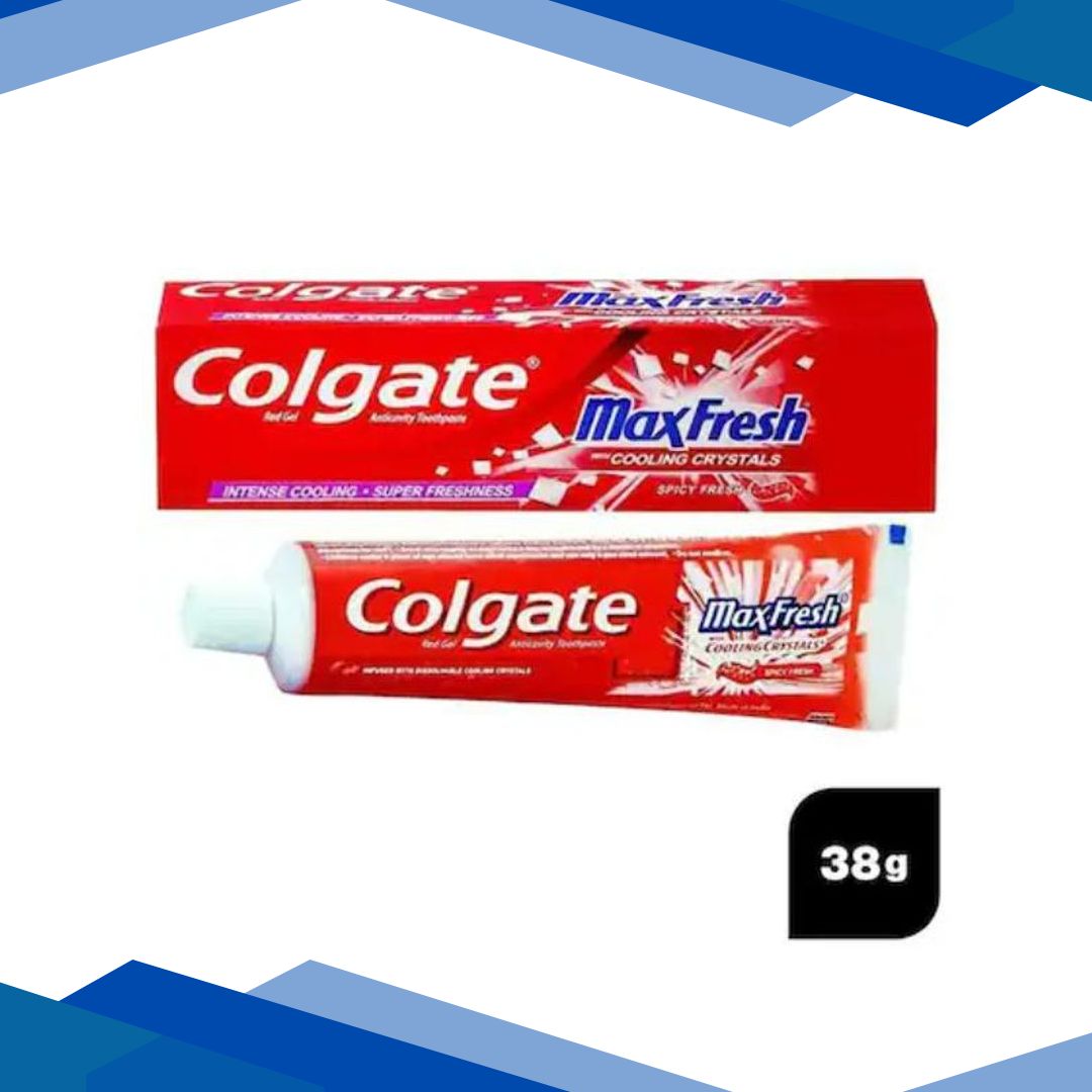 Colgate MaxFresh with Cooling Crystals Anticavity Toothpaste – Spicy Fresh 38 g