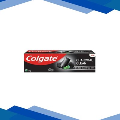 Colgate-Palmolive, Colgate Charcoal Clean Toothpaste, Black Gel Toothpaste, Bamboo Charcoal and Wintergreen Mint for Clean Mouth 120 gm