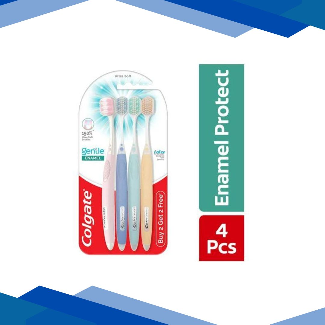 Colgate-Palmolive Gentle Enamel (Ultra Soft) Toothbrush (Buy 2 Get 2 Free)