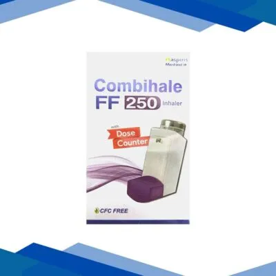 COMBIHALE FF 250 CFC FREE WITH DOSE COUNTER 120md Inhaler 1’s