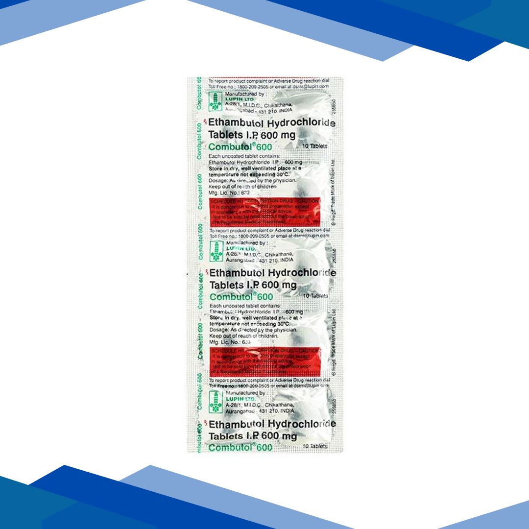 COMBUTOL 600MG TABLET 10’S