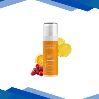 Conscious Chemist 10% Vitamin C Face Serum (Advanced) With Peptide For Glowing Skin 30ml