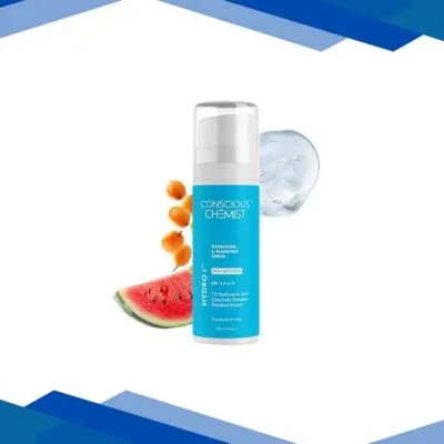 Conscious Chemist 1% Hyaluronic Acid Serum For Hydrating & Plumping Skin with Ceramides 30ml