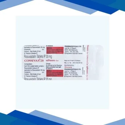 Consivas 20mg Tablet 10’S