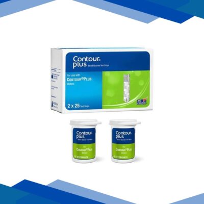 Contour Plus Blood Glucose Test Strip 50’s