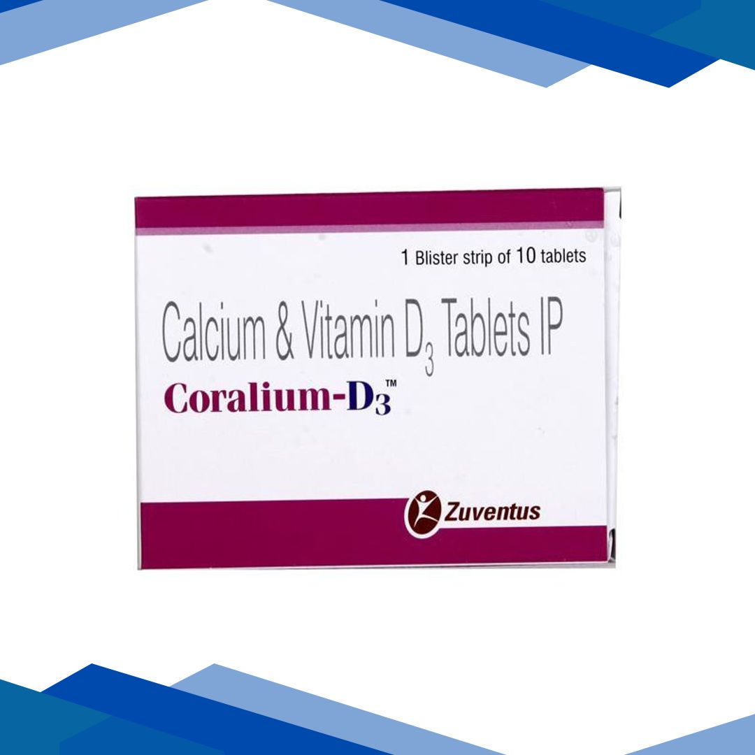 Coralium D3 Tablet 10’S