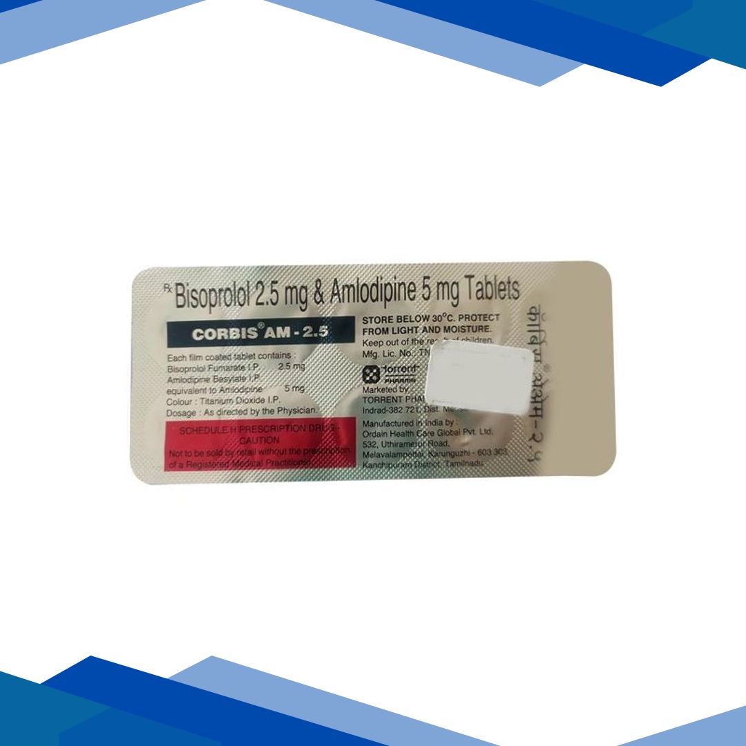 Corbis AM 5/2.5mg Tablet 10’S