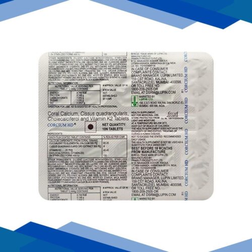 CORCIUM HD Tablet 10's