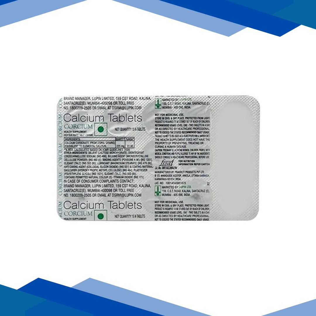 Corcium Tablet 15’S