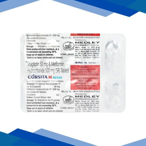 CORSITA M 50/500 Tablet 10’s