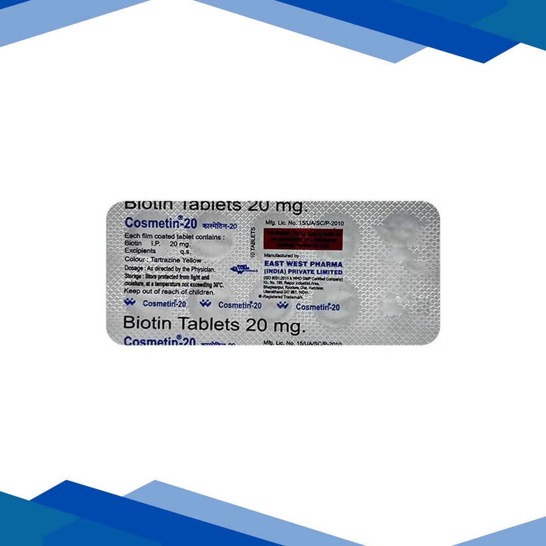 Cosmetin 20mg Tablet 10’S