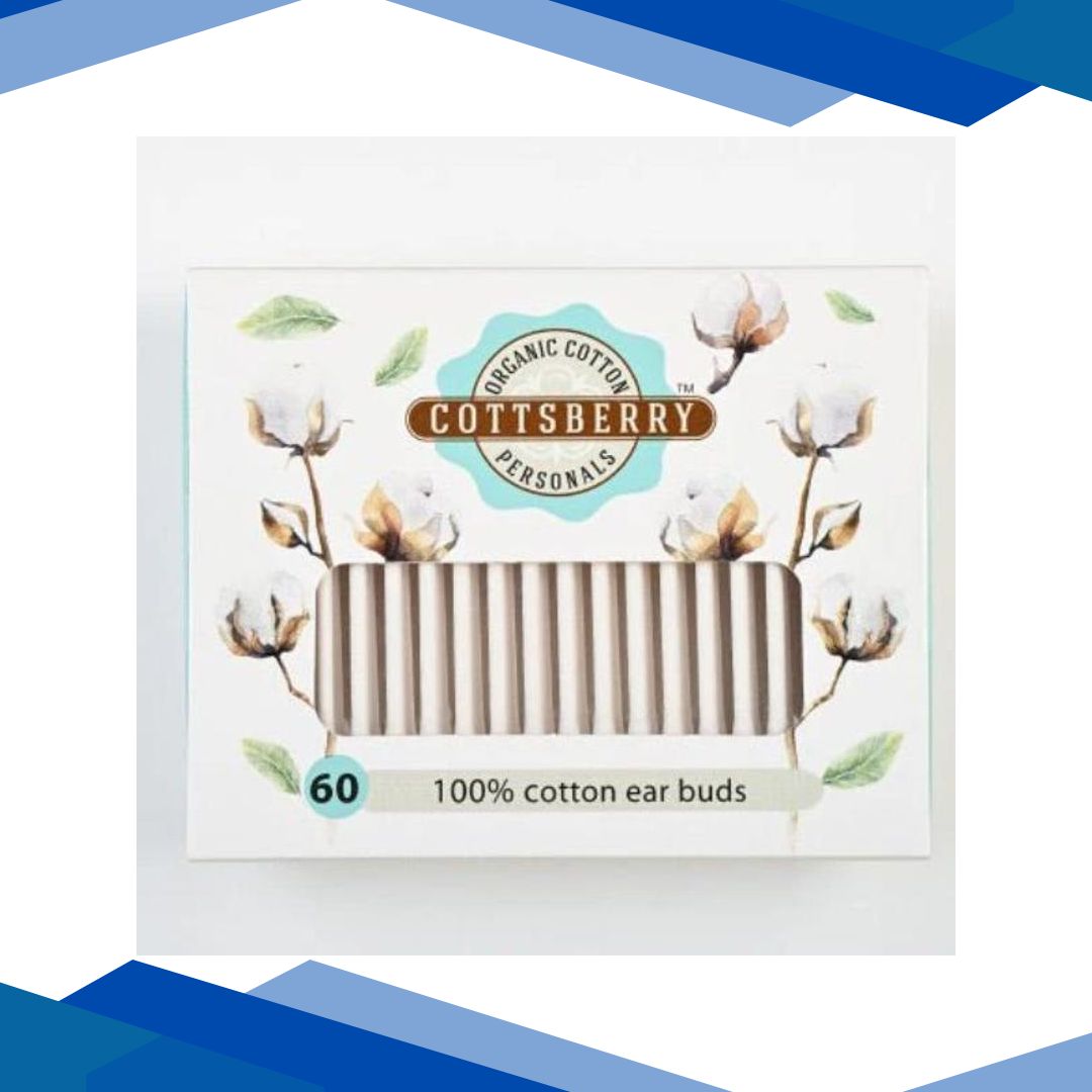 Cottsberry Organic Cotton Ear Buds 60’s