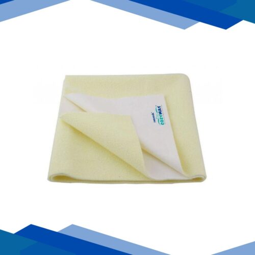 Cozymat Premium Water Resistant Baby Bed Protector Sheet (L) – Yellow