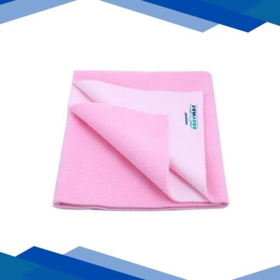 Cozymat Waterproof Bed Protector (Double Bed) – Pink