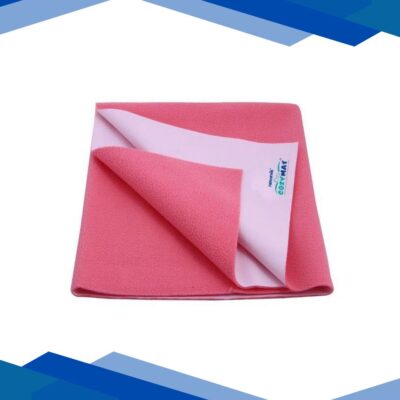 Cozymat Waterproof Bed Protector (Double Bed) – Salmon Rose 1’s