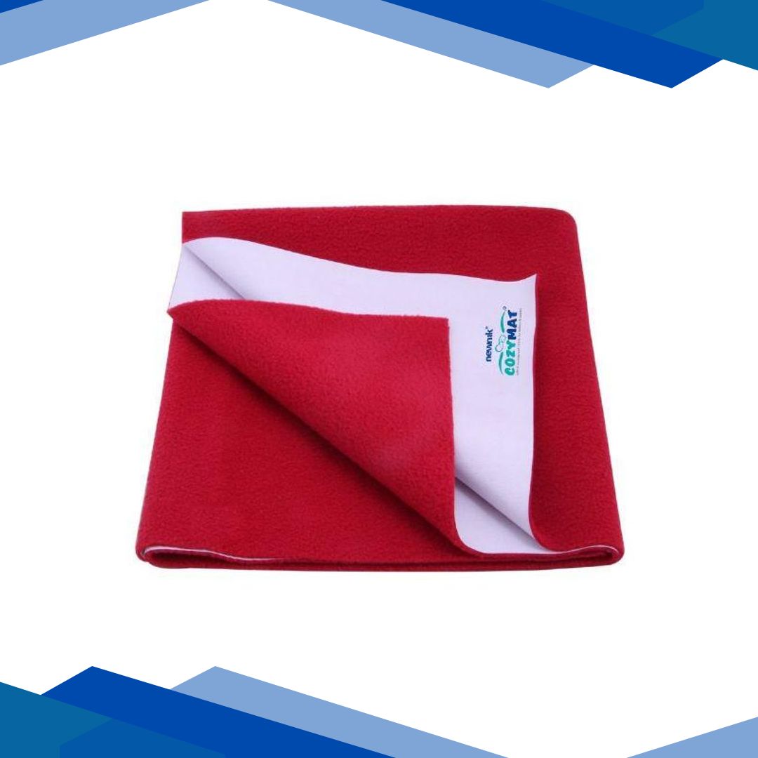 Cozymat Waterproof Bed Protector (L) – Maroon