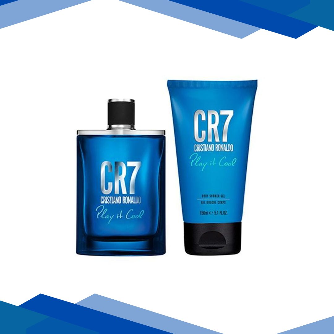 CR7 Cristiano Ronaldo Play It Cool Gift Set (Eau De Toilette 30ml + Shower Gel 150ml) 2’s