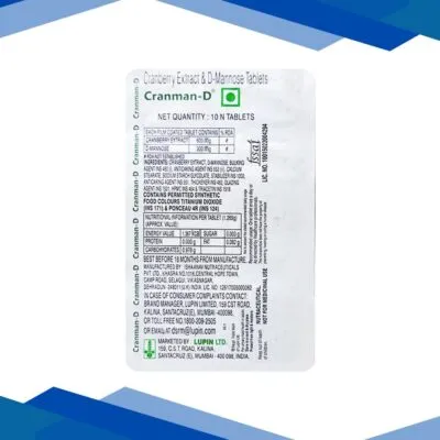 CRANMAN D Tablet 10’s