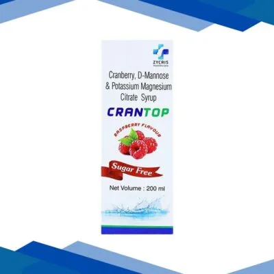 CRANTOP Sugar Free Raspberry Flavour Syrup 200ml