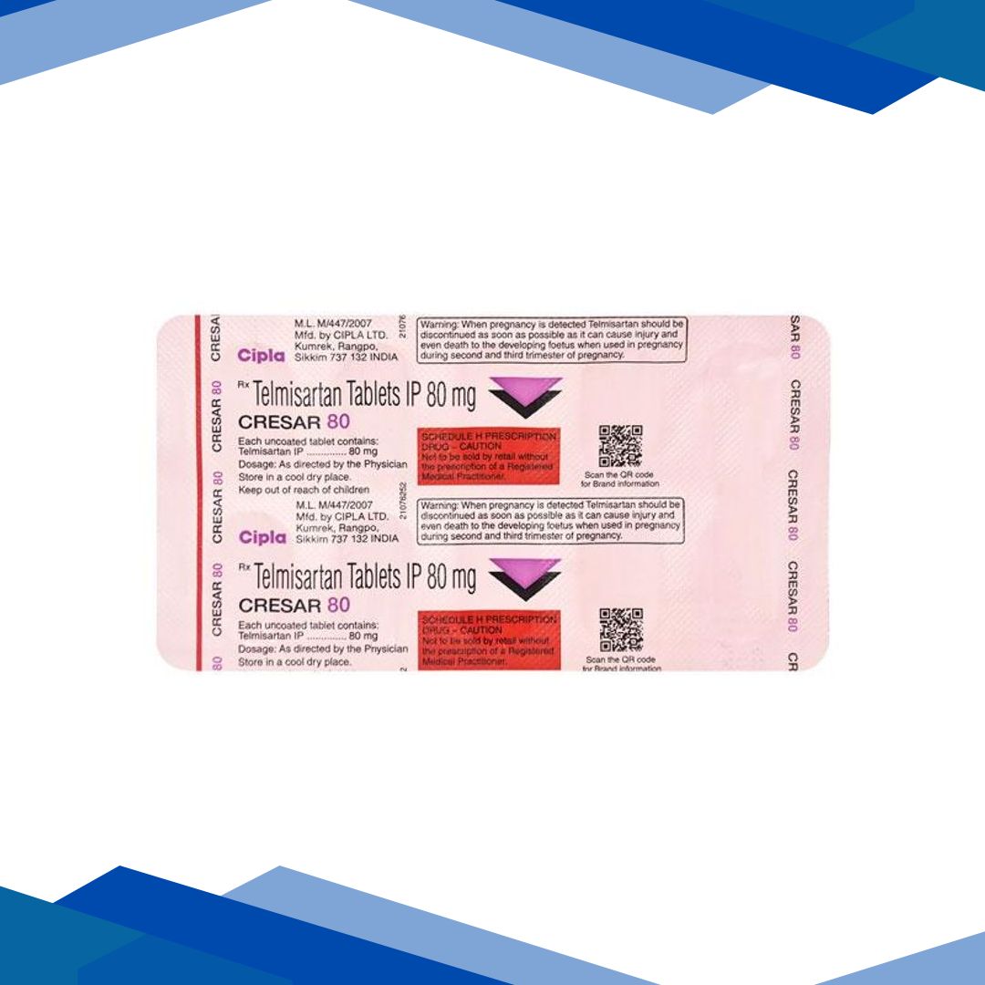 Cresar 80mg Tablet 10’S