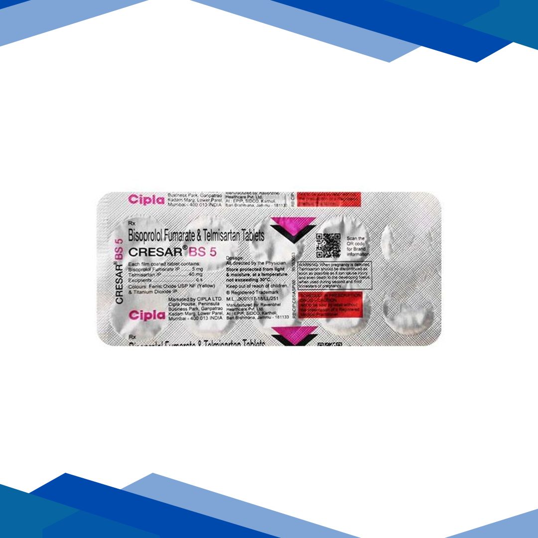 CRESAR BS 5/40mg Tablet 10’s