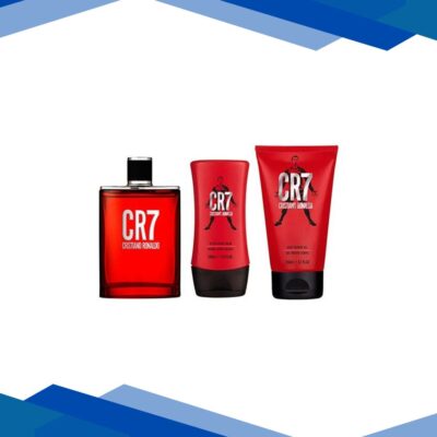 Cristiano Ronaldo CR7 Gift Set (100ml Eau De Toilette + 150ml Shower Gel + 100ml After Shave Balm) 1’s