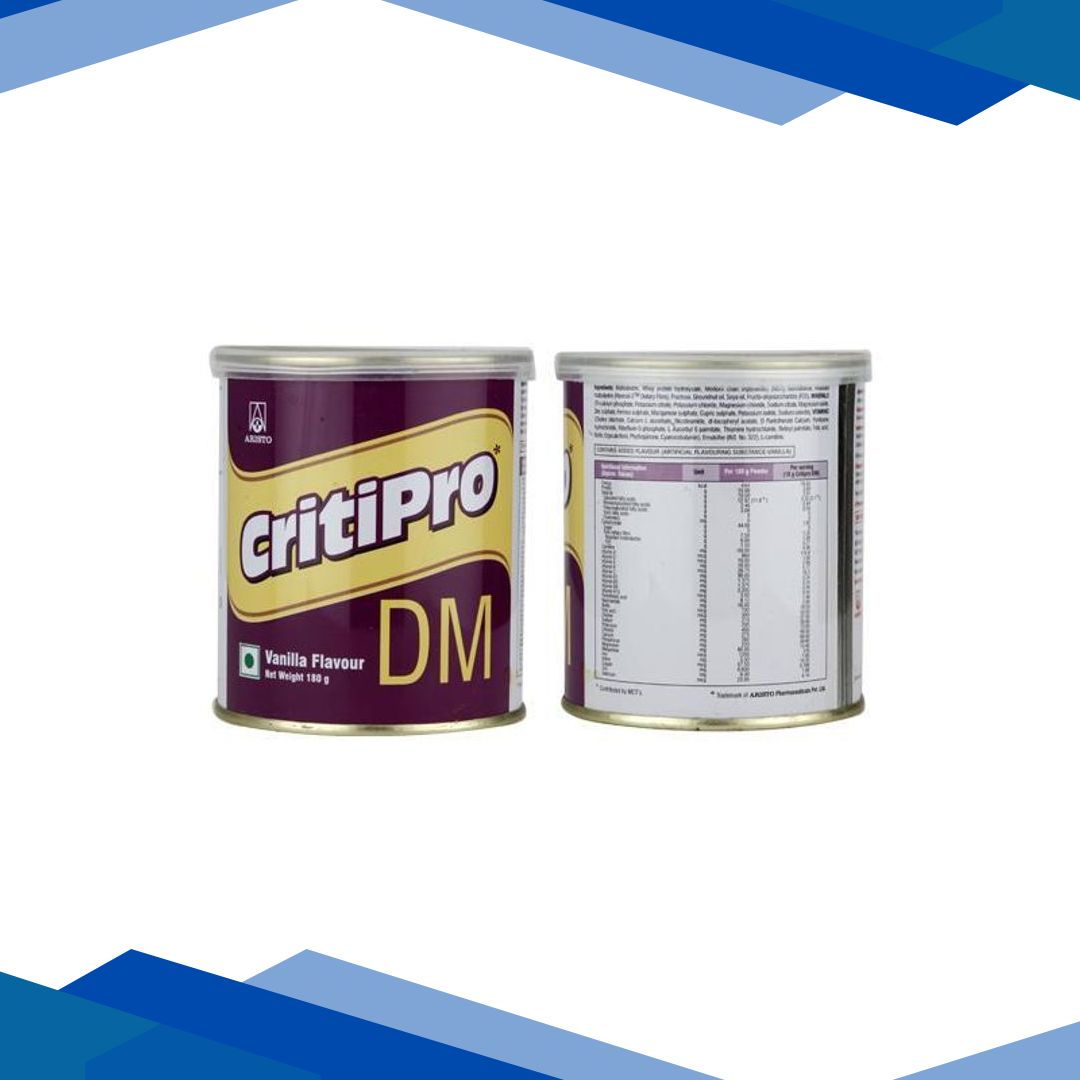 Critipro DM Vanilla Powder 180gm
