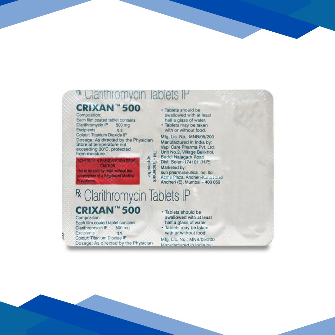 CRIXAN 500mg Tablet 10’s