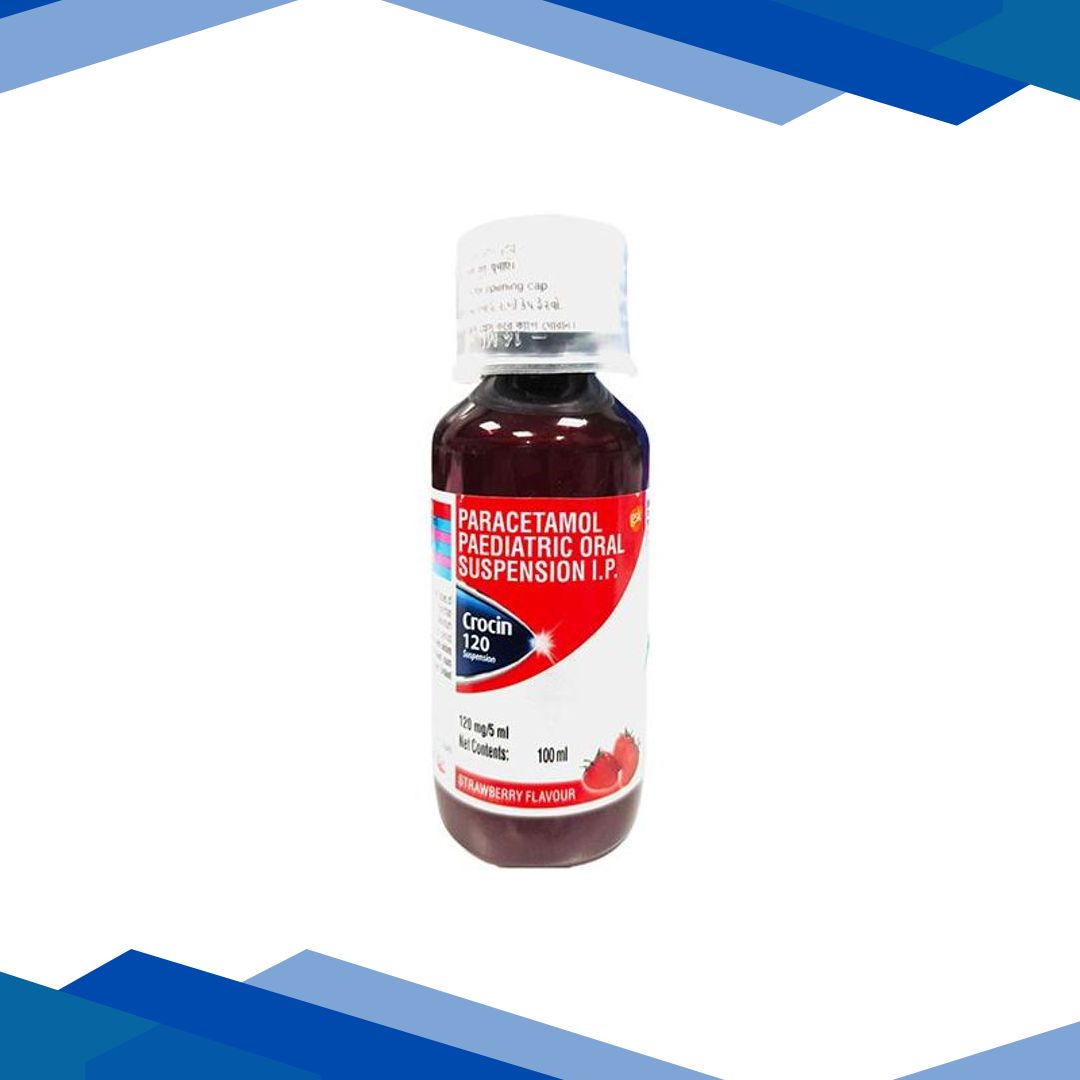 CROCIN 120 STRAWBERRY FLAVOUR Suspension 100ml
