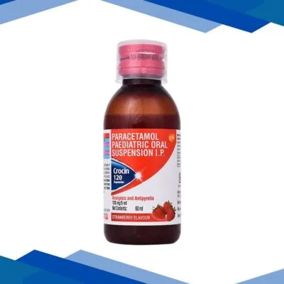 Crocin 120 Strawberry Flavour Suspension 60ml