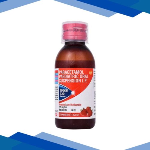 Crocin 120 Strawberry Flavour Suspension 60ml