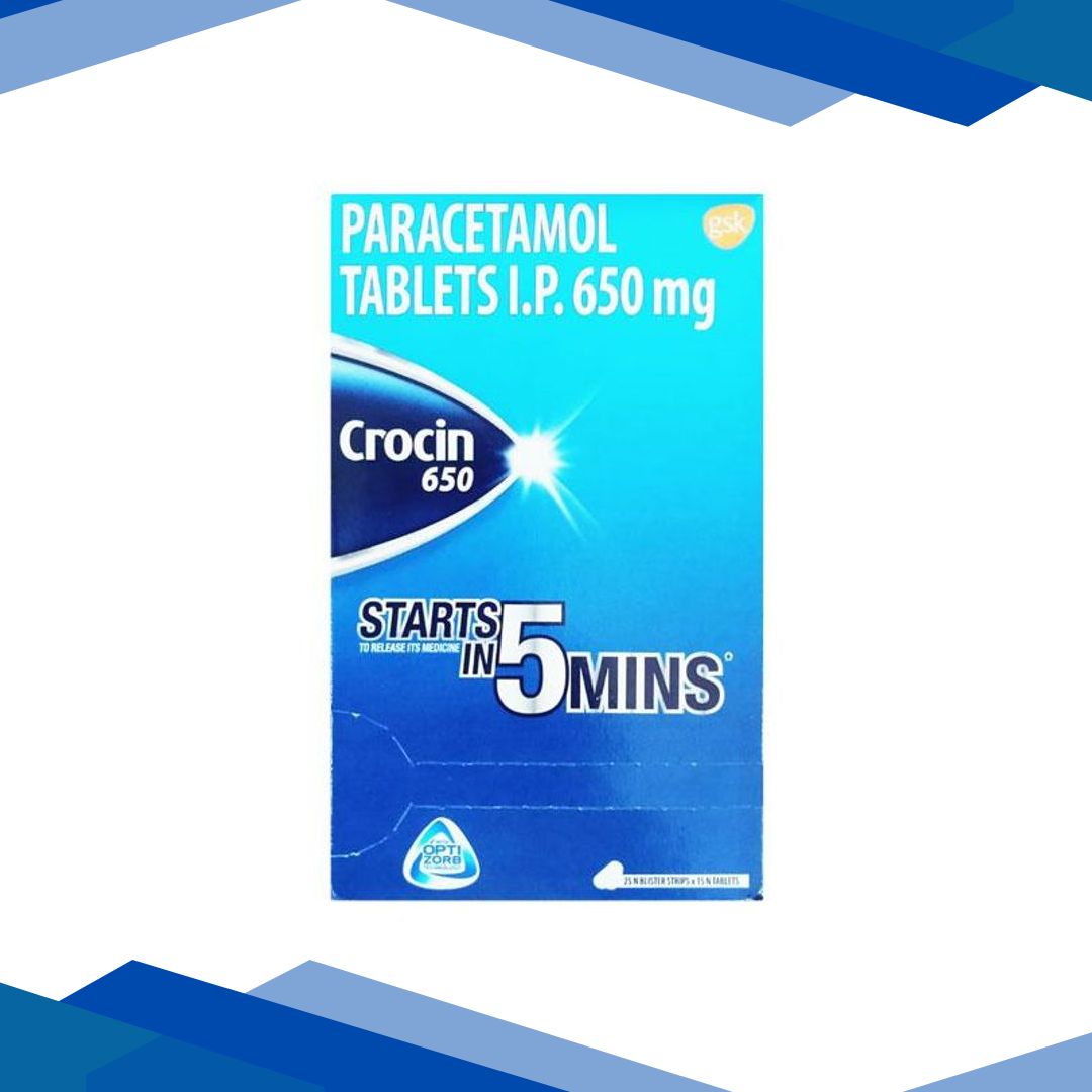 Crocin 650mg Tablet 15’S