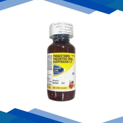 Crocin Ds 240 Mixed Fruit Flavour Suspension 60ml
