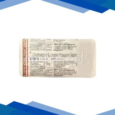 CTD L 6.25/25mg Tablet 10’S