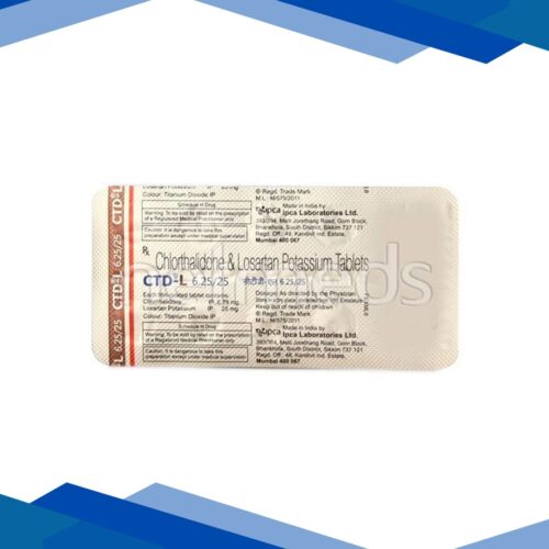 CTD L 6.25/25mg Tablet 10’S