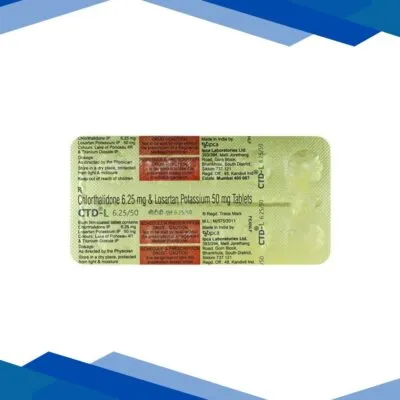 CTD L 6.25/50mg Tablet 10’S
