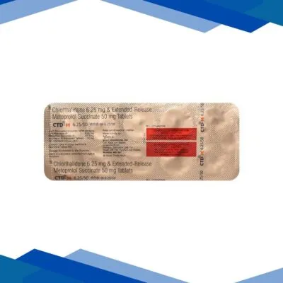 CTD M 6.25/50mg Tablet 10’S