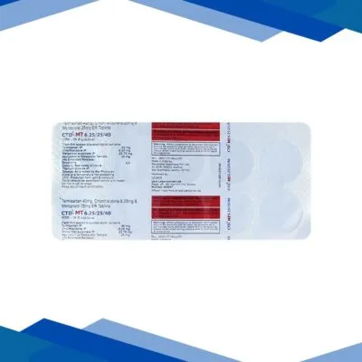 CTD MT 6.25/25/40 Tablet 10’s