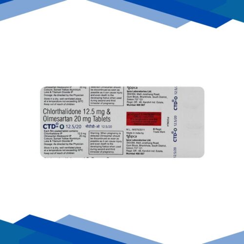 CTD O 12.5/20mg Tablet 10’S