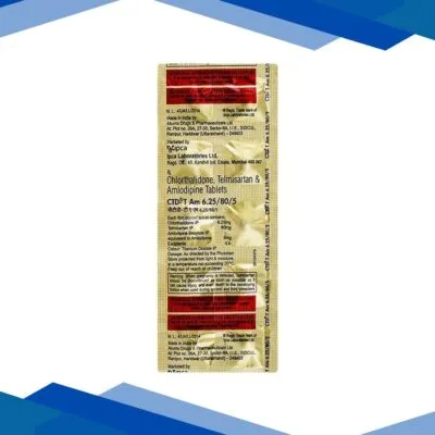 CTD T AM 6.25/80/5mg Tablet 10’s