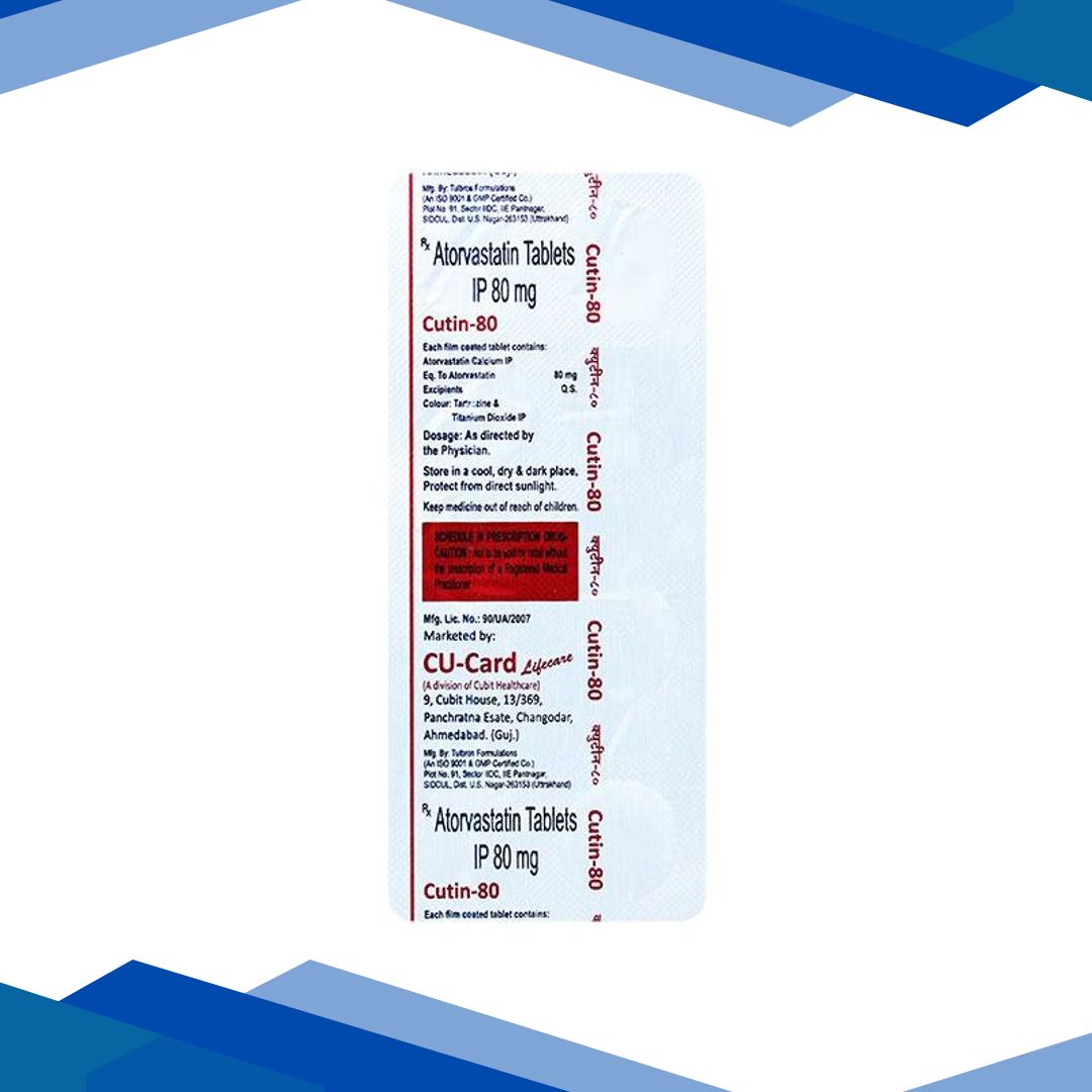CUTIN 80 Tablet 10’s