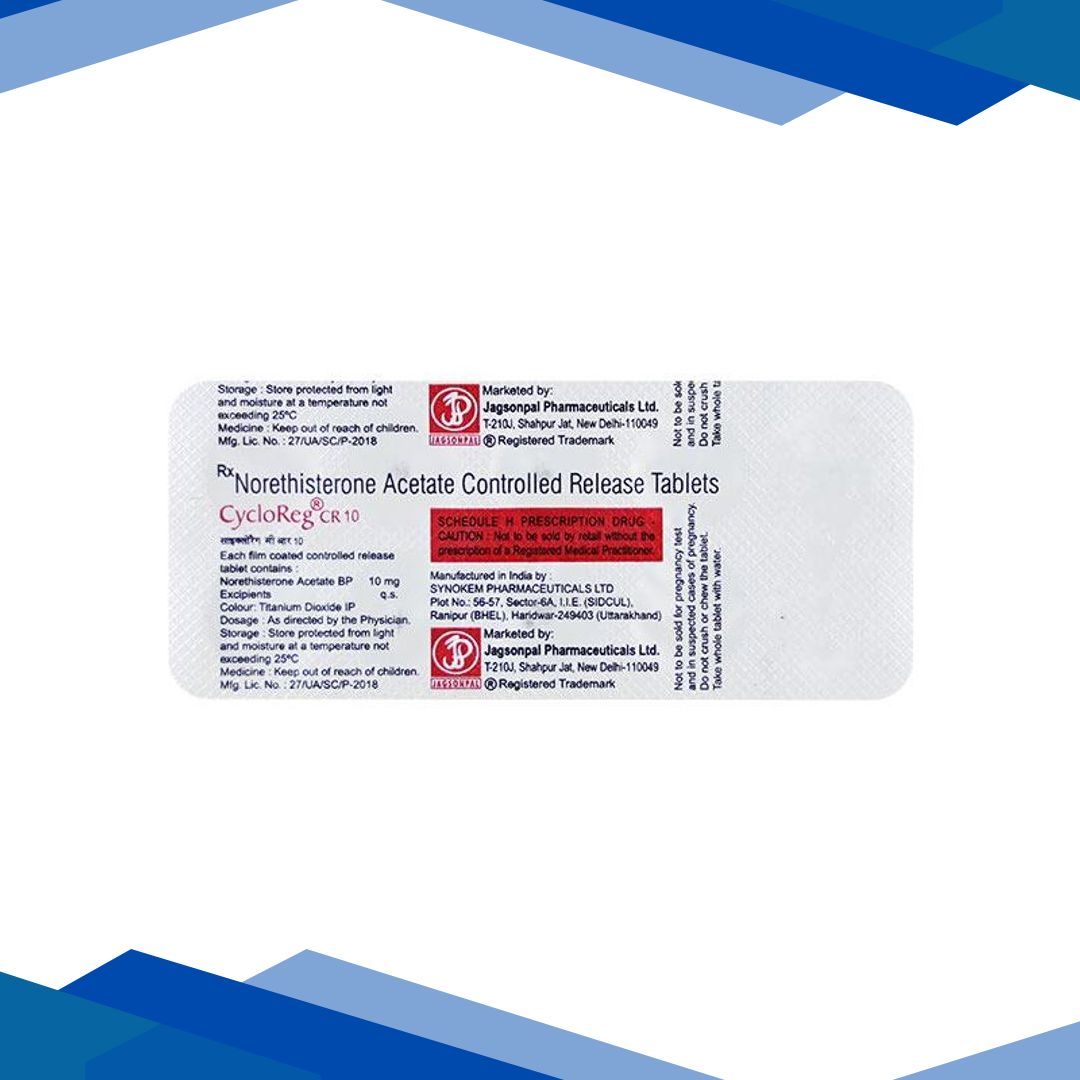 CYCLOREG CR 10mg Tablet 10’s