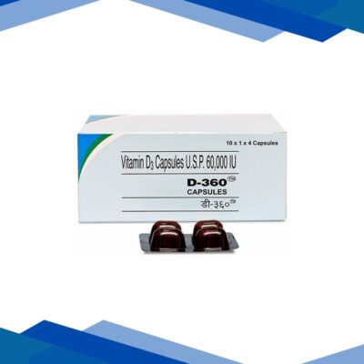 D 360 60000IU Capsule 4’S