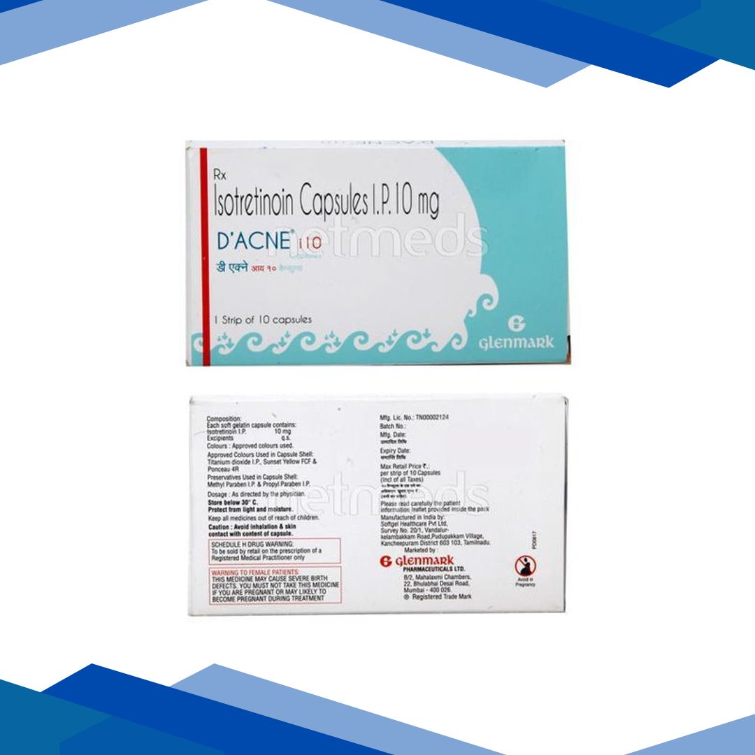 D Acne I 10mg Capsule 10’S
