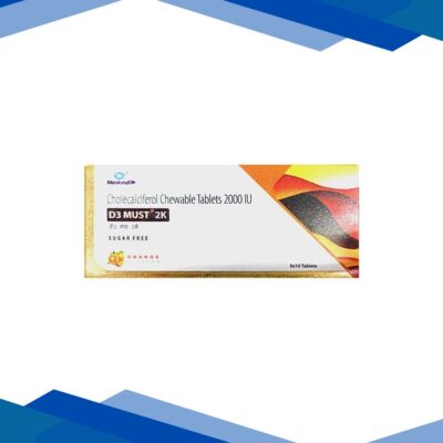 D3 MUST 2K SUGAR FREE ORANGE FLAVOUR Tablet 10’s