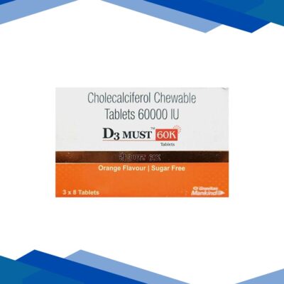 D3 MUST 60K SUGAR FREE ORANGE FLAVOUR Chewable Tablet 8’s