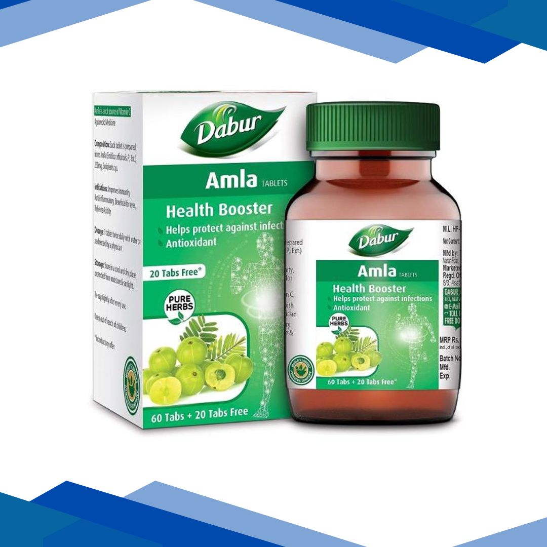 Dabur Amla Tablets 60’s (Free 20’s Tablets)